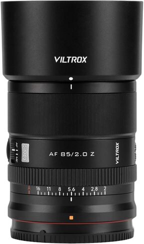VILTROX 85mm F2.0 Z Lens, AF 85mm f/2 EVO Z Lens for Nikon, Full Frame Auto Focus Portrait Lenses for Nikon Z Z6 III Zf Z8 Z9 Z30 Zfc Z50 II Z7 II ZR in Kuwait