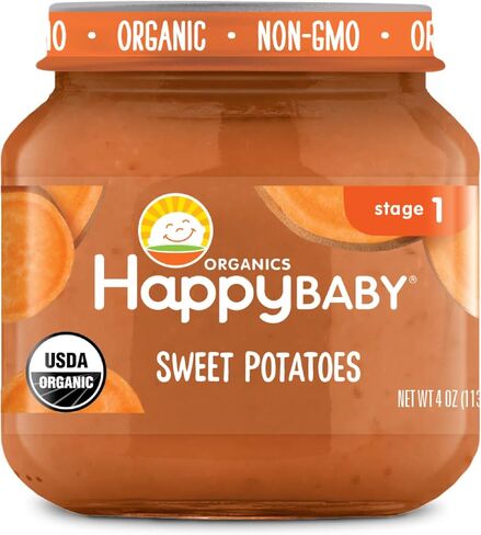 Happy Baby Organic Stage 1 Sweet Potatoes, 4 OZ in Kuwait