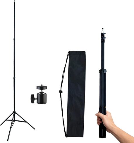 Photography Light Stand 110 inches/2.8 Meters Adjustable，Capable of Supporting up to 20KG Light Tripod，It Features a Gimbal and is Suitable for Fill Lights，softboxes, Cameras, Live Video Recording in Kuwait