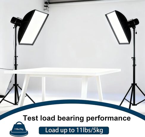 Photography Light Stand 110 inches/2.8 Meters Adjustable，Capable of Supporting up to 20KG Light Tripod，It Features a Gimbal and is Suitable for Fill Lights，softboxes, Cameras, Live Video Recording in Kuwait