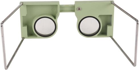 Wearable 4X Pocket Stereoscope - Lightweight Microscope with Adjustable 55-75 mm Lens Distance, Essential for Examiners, Surveyors, Engineers & Architects(2PCS) in Kuwait