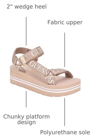 Guess Women's AVIN Wedge Sandal in Kuwait
