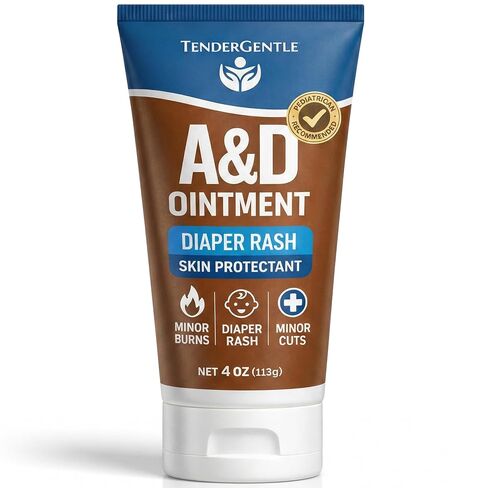 Vitamin A&D Ointment for Baby Diaper Rashes - 4 oz of A and D Ointment for Adults, Seniors, and Babies in Kuwait