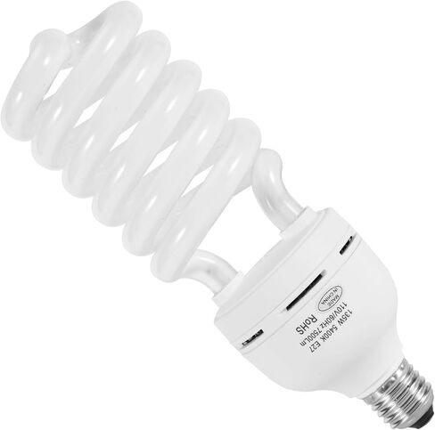 1 Pcs 150W 5400K Color Temperature CFL Light Bulb, Daylight Spiral Photography Lighting, E27 Socket Light Bulb for Softbox Light, Studio and Camera Light in Kuwait