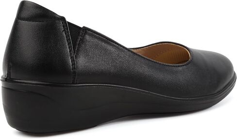 Womens Ballet Flats Business Office Work Dress Shoes Leather UP Dressy Flat in Kuwait