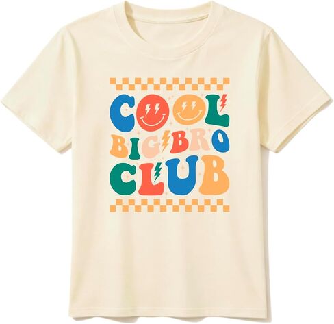 Big Brother T Shirt - Cotton Graphic Tee for Toddler Boy, Matching Brothers' Outfits (2-8Y) in Saudi Arabia