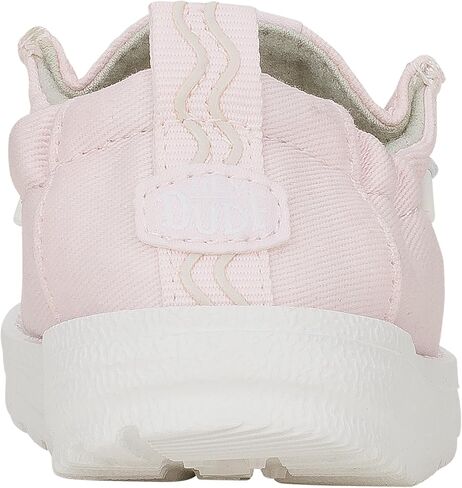 HEYDUDE Infant LILDUDE Seasonal Slip On Shoe, Festive Pink Size 4 | Breathable Upper, Soft Jersey Lining, Scrunch Collar, Silicone Pull Tab, Foam Midsole, Flexible Outsole, Early Walker in Kuwait