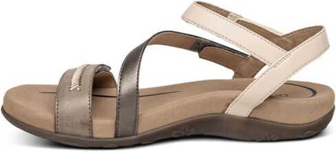 Aetrex Women's Gabby Orthopedic Strappy Sandals For Women - Adjustable Open Toe Arch Support Fashion Womens Sandals in Kuwait
