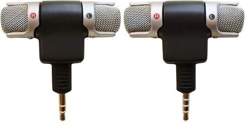 3.5mm Microphone Stereo Mic for Studios Interviews Microphone for Smartphone Computer in Kuwait