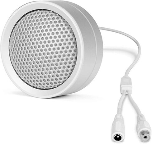 Hi-Fi RCA Microphone for Voice Recording | Work with IP Security Cameras DVRs High Fidelity Microphone Ideal for CCTV Surveillance System (LINO-HAP120) in Kuwait