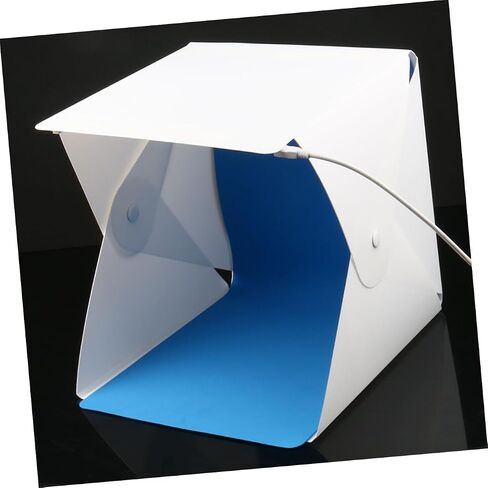 Generic Small Portable LED Light Box Tent with 20cm Folding Mini Photography Soft Light Tent Kit for Product and Jewelry Shooting with 4 Color Backdrops in Kuwait