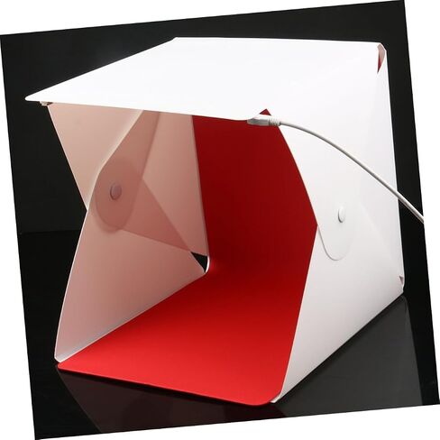 Generic Small Portable LED Light Box Tent with 20cm Folding Mini Photography Soft Light Tent Kit for Product and Jewelry Shooting with 4 Color Backdrops in Kuwait