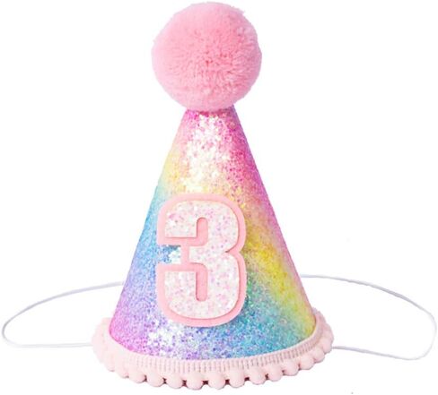 Birthday Crown, Prince Princess Birthday Hat Headband Tiara Crown Cake Photo Prop Party Decorations in Kuwait