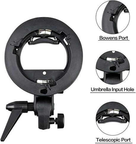 GODOX 31.5 * 31.5"/80x80cm Foldable Softbox kit with S-Type Bracket Bowens Mount Holder for Camera Flash Speedlight Studio Photography in Kuwait
