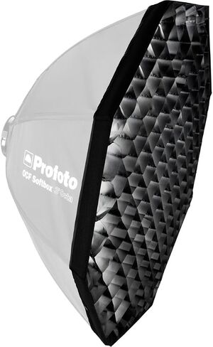 Profoto Ocf Softgrid 50 Degree 3' Octa Grid, 36 and 90cm, Model 101233 | Velcro Pull-over Mount, Narrows Beam, Reduces Spill, Compact 8 Oz, Pouch Included in Kuwait