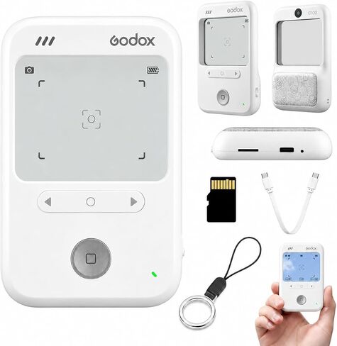 Godox C100 Transparent Viewfinder Camera with 1GB TF Card | OTG phone sharing, built-in light meter, photo/video modes, four aspect ratios, approx. 65g pocket body in Kuwait