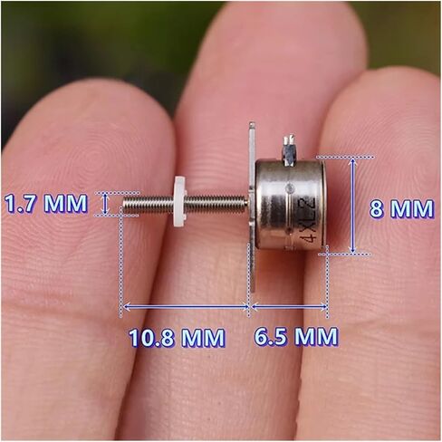 8mm Stepper Electronic Starter 2-Phase 4-Wire Stepping Electronic Starter Linear Slider Screw Shaft Moving Block 10mm Stroke DIY Camera in Kuwait