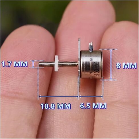 8mm Stepper Electronic Starter 2-Phase 4-Wire Stepping Electronic Starter Linear Slider Screw Shaft Moving Block 10mm Stroke DIY Camera in Kuwait