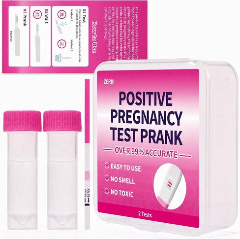 Positive Pregnancy Test Prank Pregnancy Test Always Positive, HCG Water Drops, Clear & Odorless, Perfect for Party Pranks and April Fool's Day Jokes in Kuwait