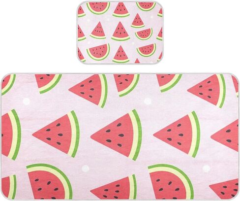 Cute Red Watermelon Summer Cooling Baby Mattress Pee Training 28" x 52" Ultra Soft Training Pads for Kids, Adult in Kuwait