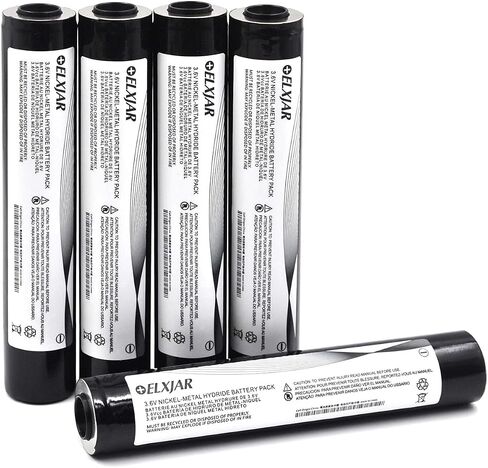 (5-Pack) 3.6V 3000mAh Ni-MH Battery for Stinger DS, LED HP, XT | Fits Stinger, Stinger HP, PolyStinger, 75175, 75375 and Pelican M9 compatible rechargeable flashlights. in Kuwait
