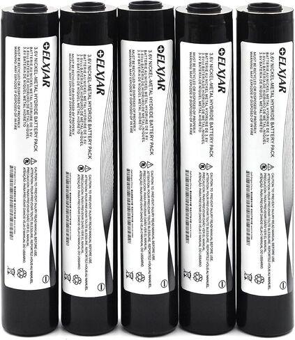 (5-Pack) 3.6V 3000mAh Ni-MH Battery for Stinger DS, LED HP, XT | Fits Stinger, Stinger HP, PolyStinger, 75175, 75375 and Pelican M9 compatible rechargeable flashlights. in Kuwait