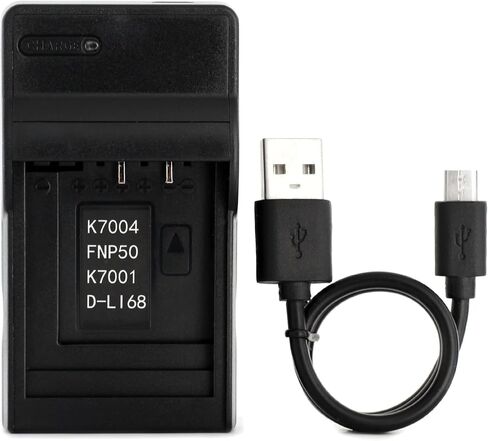 Norifon KLIC-7004 USB Charger for Kodak EasyShare M1033, M1093 is | Compaitible with Kodak EasyShare V1073, V1233, V1253, V1273, PlayFull Dual Zi12, PLAYSPORT, PLAYTOUCH, Zi8, Zx3 Camera in Kuwait