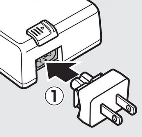 Folding AC Plug for Nikon MH-25 MH-25A Battery Charger, D810 D850 D750 V1 D600 in Kuwait