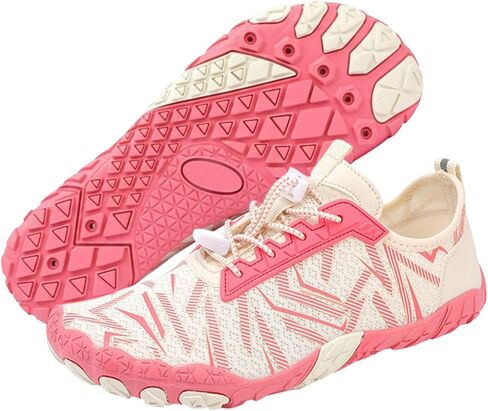 Water Shoes for Women, Lightweight Hiking Barefoot Shoes, Quick Dry Non-Slip Aqua Socks Wide Toe Box Beach Swim Footwear in Kuwait
