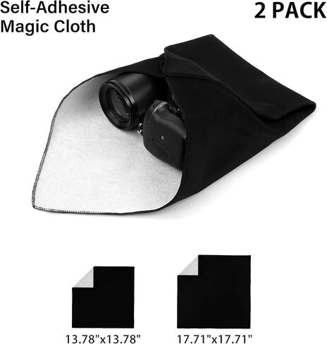 Camera Wrap, Protective Wrap Anti-Scratch Lens pouche, Magic Self-Adhesive Cloth, Universal Storage Cloth for DSLR, Smartphones, Laptops, Electronics,Cosmetic,Whatever You Need to Protect in Kuwait