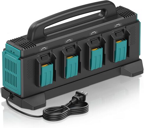 DC18RF Charger Compatible with Makita 14.4V/18V Lithium-ion Battery,3.5A with USB Interface Charging for BL1815 BL1820 BL1830 BL1840B BL1850 BL1860 BL1450 Replacement Charger for DC18RC in Kuwait