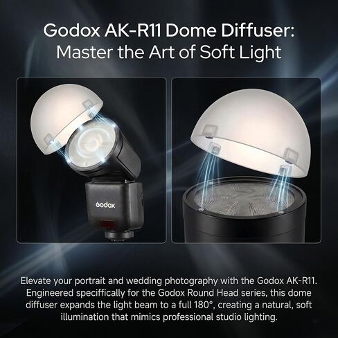 Godox V1 MID S Flash for Sony with AK-R11,55W Round Head Speedlite Touchscreen,Upgrade 24mm,650+Full Power Pops,1.7s Recycle, TTL/HSS 1/8000s V1MID Lightweight Travel Flash for A7C II A6700 A7IV ZV-E1 in Kuwait