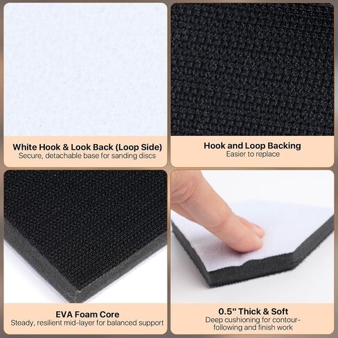 100 Pcs 3.5 X 2.5 in Triangle Sanding Paper, 80/120/180/220/400 Flocking Sanding Sheets with 2 Pcs Pads, Hook & Loop M12 Orbital Detail Sander Sandpaper for Tight Spaces, Contour Polishing in Kuwait