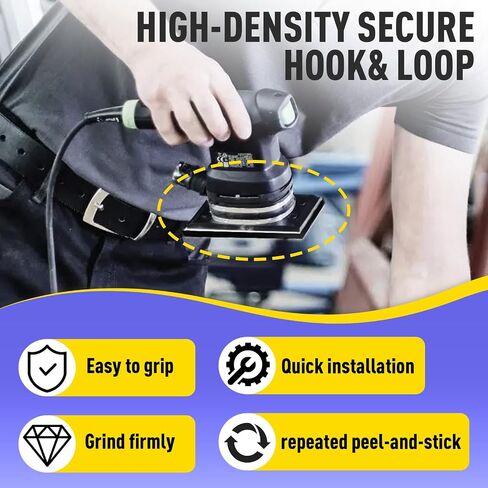 48Pcs 3"x5" Hook and Loop Sanding Sheets with 2Pcs Interface Pads | Compatible with RTS 400 REQ Sander(FSSP42), 80/150/240/320 Grit 12 Sheets Each, Perforated Heavy-Duty Sandpaper in Kuwait
