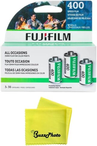 Fujifilm 35mm Color Negative Roll Film, 400 ISO (3X 3-Packs) in Kuwait