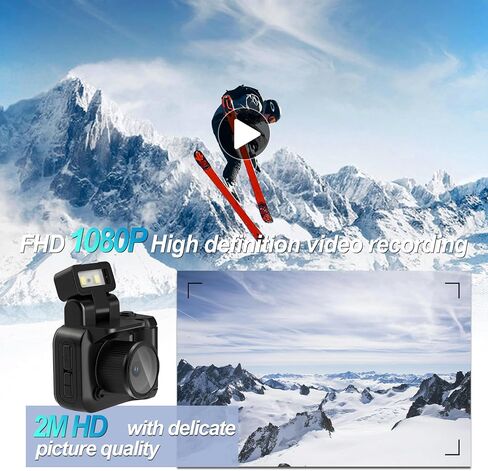 Mini Camera Keychain Mini Retro Camera Cameras Keychain Built-in 32GB Memory Card Best Choice for Travel Vlog Photography Gifts for Girl(Black) in Kuwait
