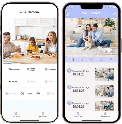 1pcs Only 0.9 inch Hidden Camera with Audio/Video Mini Small Spy Home Indoor Night Vision Motion Detection Baby Monitor Wireless Outdoor Nanny WiFi espias Security Secret (1, Black, mini) in Kuwait