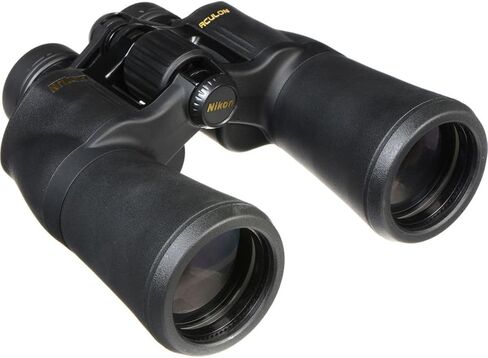 Nikon ACULON A211 12x50 Binocular | Multilayer coating, Porro prism Binocular with turn and slide eyecups, Tripod Adaptable | Official Nikon USA Model in Kuwait