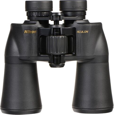 Nikon ACULON A211 12x50 Binocular | Multilayer coating, Porro prism Binocular with turn and slide eyecups, Tripod Adaptable | Official Nikon USA Model in Kuwait