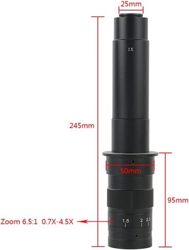 8MP 4K 1080P 60FPS Industrial Digital Video HDMI USB Microscope Camera & 300X C-Mount Lens for PCB Soldering Phone Repair ﻿ in Kuwait