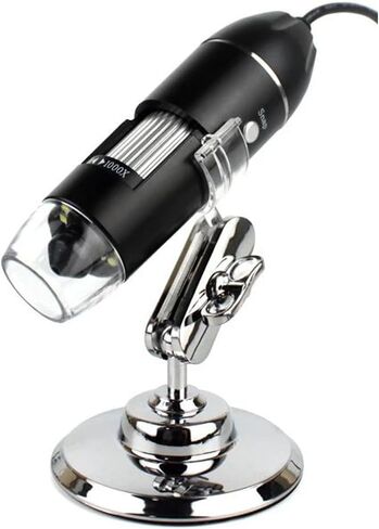 Adjustable 1600X 3 in 1 USB Digital Microscope Type-C Electronic Microscope Camera For Solding 8 LED Zoom Magnifier Endoscope in Kuwait