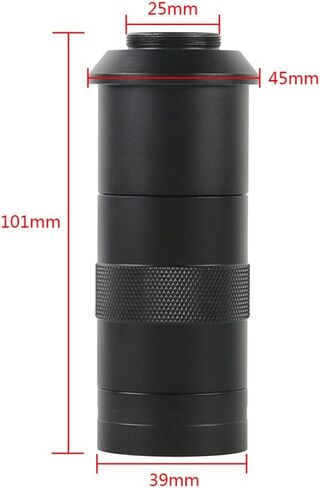 8MP 4K 1080P 60FPS Industrial Digital Video HDMI USB Microscope Camera & 100X C-Mount Lens Whit 56-LED Adjustable Ring Light in Kuwait