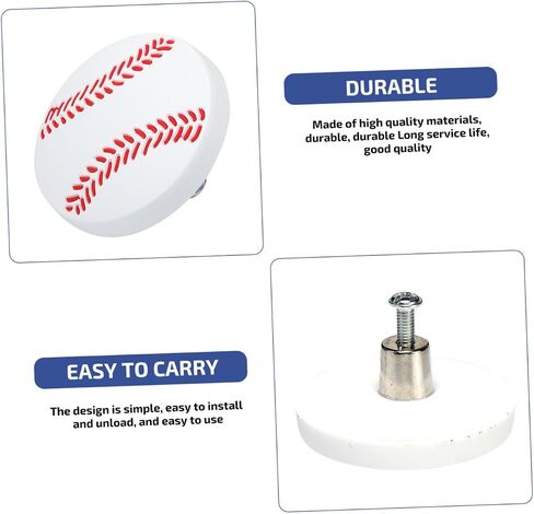 4pcs Handle Door Knobs Cabinet Drawer Pulls Cartoon Printed Safe for Boys and Girls Easy to Use for Home Furniture in Kuwait