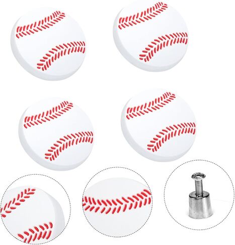 ORFOFE 4pcs Pull Handles Cabinet Door Knobs for Boys and Girls Pulls for Cabinets Collision Handle in Kuwait