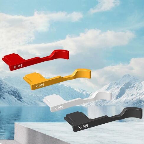 Thumb Grip Compatible with Fujifilm X-M5, Lightweight Aluminum Hot Shoe Thumb Rest for Mirrorless Camera (Black) in Kuwait
