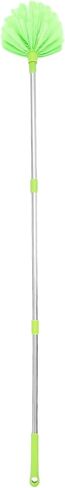 PRETYZOOM Multi-Purpose Ceiling Brush with Adjustable Extension Pole, Stainless Steel and Nylon Stiff Bristle Web Remover for Patio Roof and Attic Beams in Kuwait