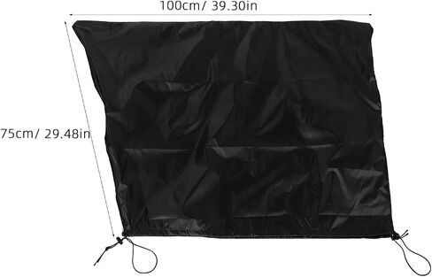 Waterproof Telescope Cover 100x75cm Outdoor Protective Dust and Rain Cover with Drawstring, Lightweight Foldable Oxford Cloth for Garden and Patio Use in Kuwait