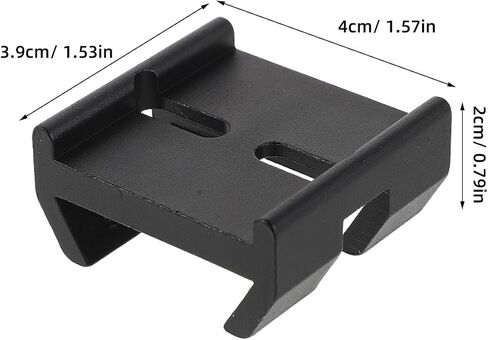 Healifty Telescope Dovetail Base Plate with Aluminum Alloy Construction and M4 Screws, Metal Mount Bracket for Telescope and Guide Scope, for Stargazing Sessions with Enhanced Stability in Kuwait