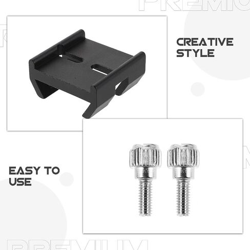 Healifty Telescope Dovetail Base Plate with Aluminum Alloy Construction and M4 Screws, Metal Mount Bracket for Telescope and Guide Scope, for Stargazing Sessions with Enhanced Stability in Kuwait