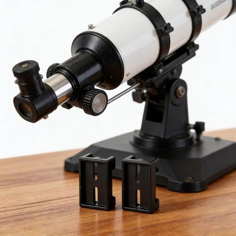Healifty Telescope Dovetail Base Plate with Aluminum Alloy Construction and M4 Screws, Metal Mount Bracket for Telescope and Guide Scope, for Stargazing Sessions with Enhanced Stability in Kuwait